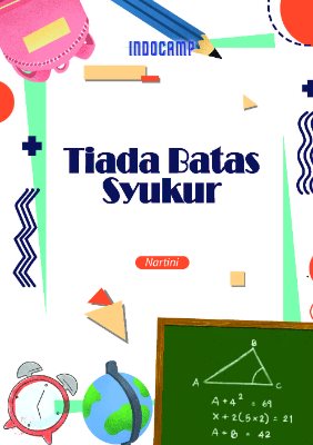 Sampul buku Tiada  Batas Syukur